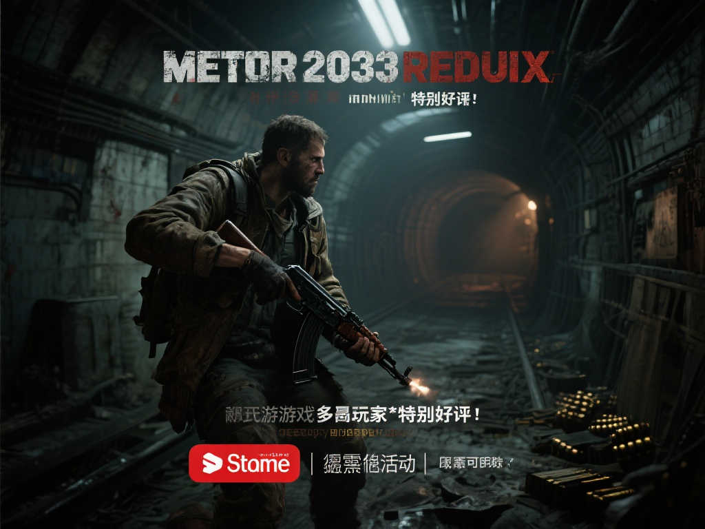末日射击神作免费领取！《地铁2033 Redux》Steam限时免费！