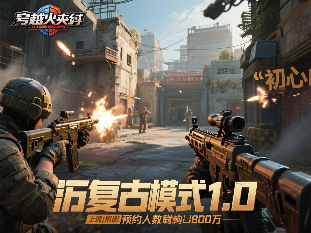 《穿越火线》怀旧模式1.0预约人数突破800万 豪礼福利全面开启 《穿越火线》怀旧模式1.0预约人数突破800万 豪礼福利全面开启